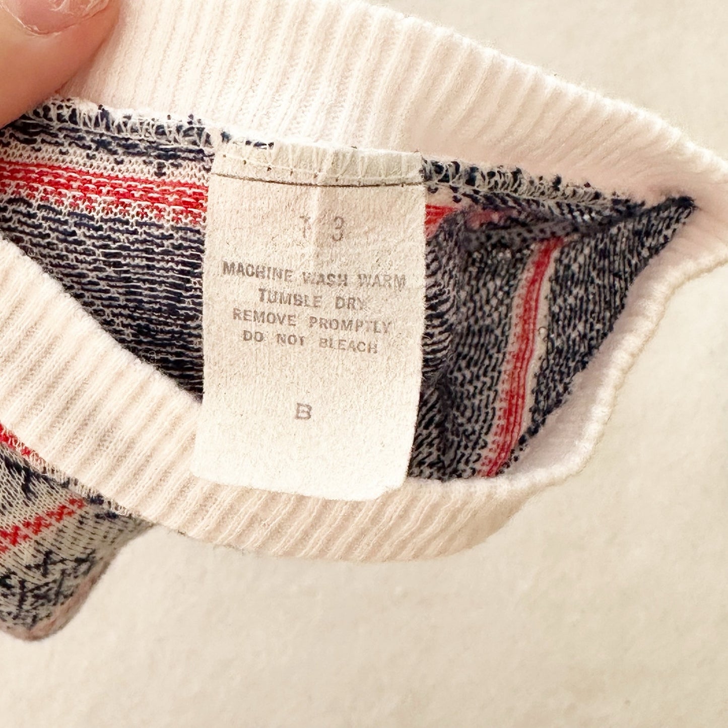 Vintage Homespun Geo Striped Pattern Tee Bundle: 2/4T? - Yellow Clover Vintage Kids Clothes