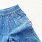 Vintage OshKosh Baseball and Bat Homespun Jeans: 18m - Yellow Clover Vintage Kids Clothes