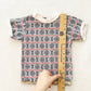 Vintage Homespun Geo Striped Pattern Tee Bundle: 2/4T? - Yellow Clover Vintage Kids Clothes
