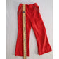 Vintage Healthtex Red Rainbow Stitch Pants: 7y