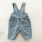 Vintage Guess Heart Button Overalls: 6m