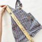 Vintage Garanimals Striped Pink Denim Shortalls: 18m - Yellow Clover Vintage Kids Clothes