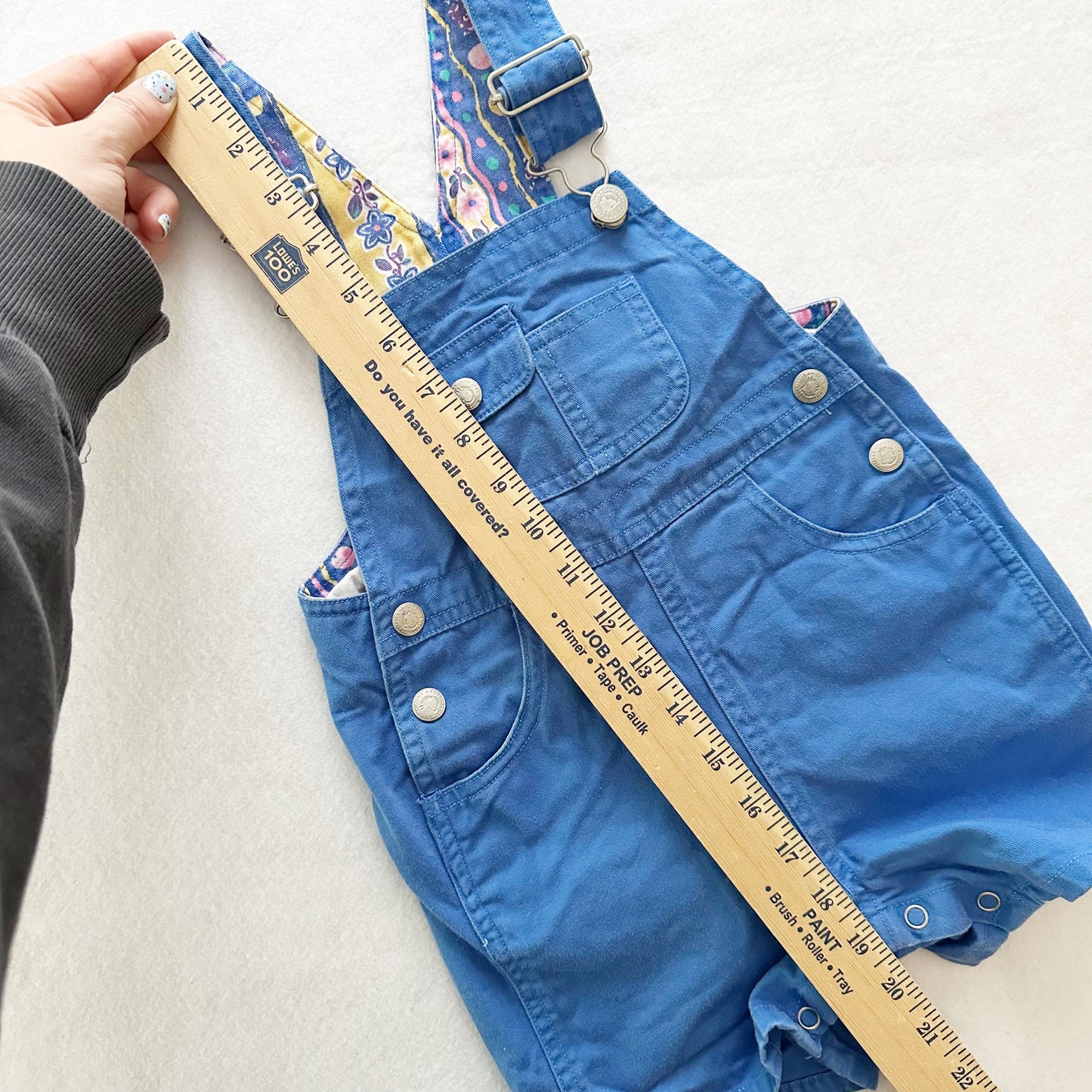 Vintage Little Arizona Blue Shortalls: 24m/2T