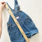 Vintage OshKosh Medium Wash Shortalls: 4T - Yellow Clover Vintage Kids Clothes