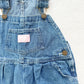 Vintage OshKosh Medium Wash Shortalls: 4T - Yellow Clover Vintage Kids Clothes