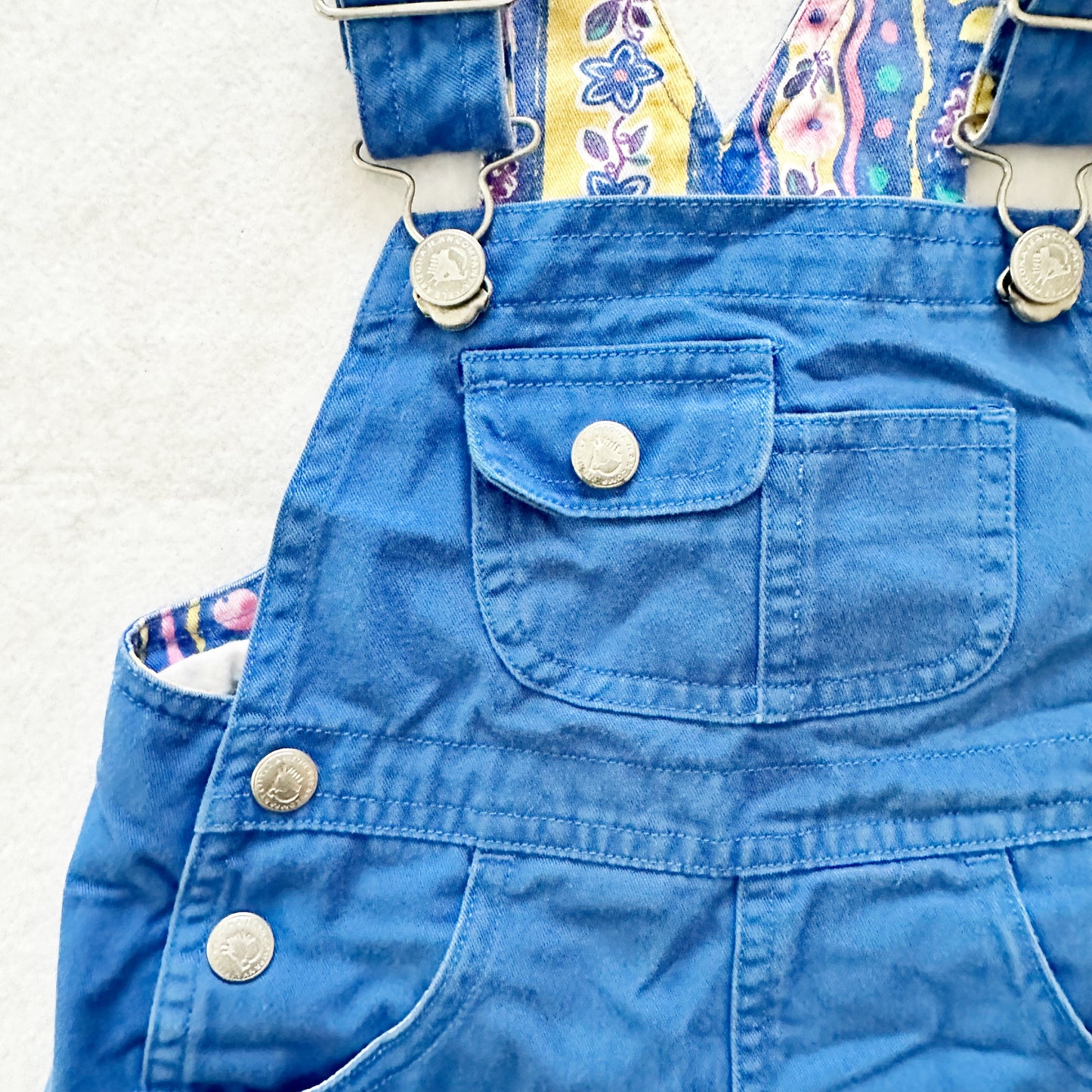 Vintage Little Arizona Blue Shortalls: 24m/2T