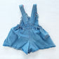 Vintage O-Girl Culotte Shortalls: 6y - Yellow Clover Vintage Kids Clothes