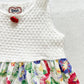 Vintage Swat Floral Dress: 4T - Yellow Clover Vintage Kids Clothes