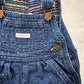 Vintage Cutecumber Color Fleck Denim Overalls: 18m