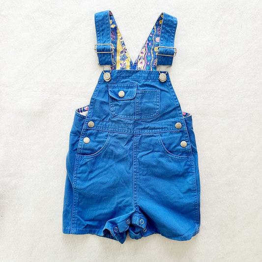 Vintage Little Arizona Blue Shortalls: 24m/2T