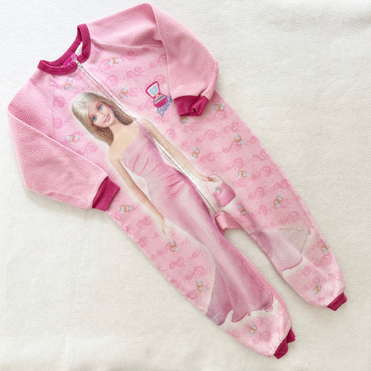 Vintage Barbie Sleeper Pajamas: 6y - Yellow Clover Vintage Kids Clothes