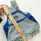 Vintage Baby Place Checkered Bubble Overalls: 12m - Yellow Clover Vintage Kids Clothes