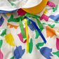 Vintage Isabella Tulip Ruffle Collared Dress: 5/6y? - Yellow Clover Vintage Kids Clothes