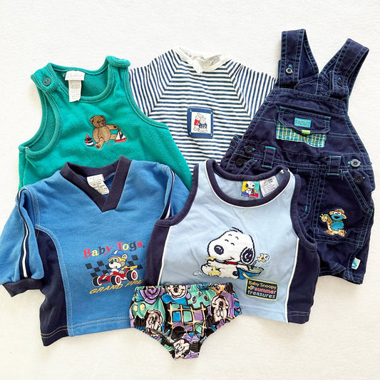 90s + Y2K Bundle: 3/9m - Yellow Clover Vintage Kids Clothes