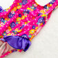 Vintage OshKosh Floral Ruffle Swimsuit: 24m? - Yellow Clover Vintage Kids Clothes