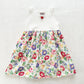 Vintage Swat Floral Dress: 4T - Yellow Clover Vintage Kids Clothes