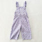 Vintage Little Bit Floral Cord Overalls: 12m - Yellow Clover Vintage Kids Clothes