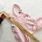 Vintage OshKosh Pink Hickory Stripe Overalls: 12m - Yellow Clover Vintage Kids Clothes