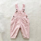 Vintage OshKosh Pink Hickory Stripe Overalls: 12m - Yellow Clover Vintage Kids Clothes