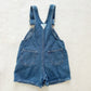 Vintage OshKosh Medium Wash Shortalls: 4T - Yellow Clover Vintage Kids Clothes