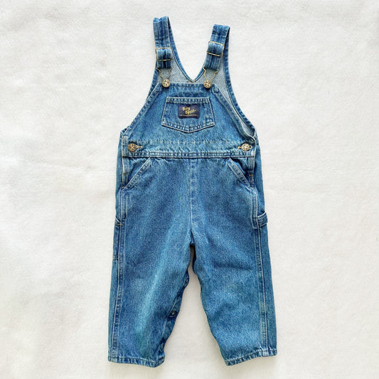 Vintage OshKosh Baby B’gosh Medium Denim Overalls: 18m