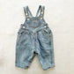 Vintage Guess Heart Button Overalls: 6m