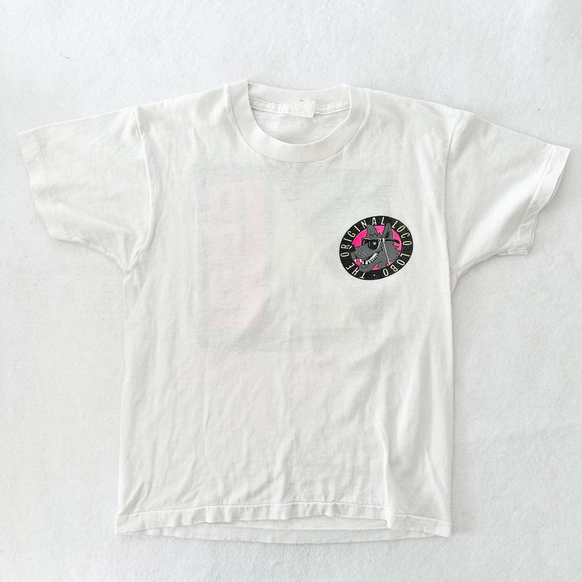 Vintage Loco Lobo Graphic Tee: 7/8y? - Yellow Clover Vintage Kids Clothes