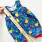 Vintage Fruit Floral Baby Romper: 3m - Yellow Clover Vintage Kids Clothes