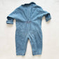 Vintage Popsicle Brand Denim Embroidered Jumpsuit Romper: 18m - Yellow Clover Vintage Kids Clothes