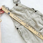 Vintage Levi’s Light Gray Cord Overalls: 5y - Yellow Clover Vintage Kids Clothes