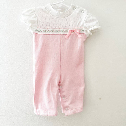 Vintage Healthtex Baby Girl Jumpsuit Romper: 6m