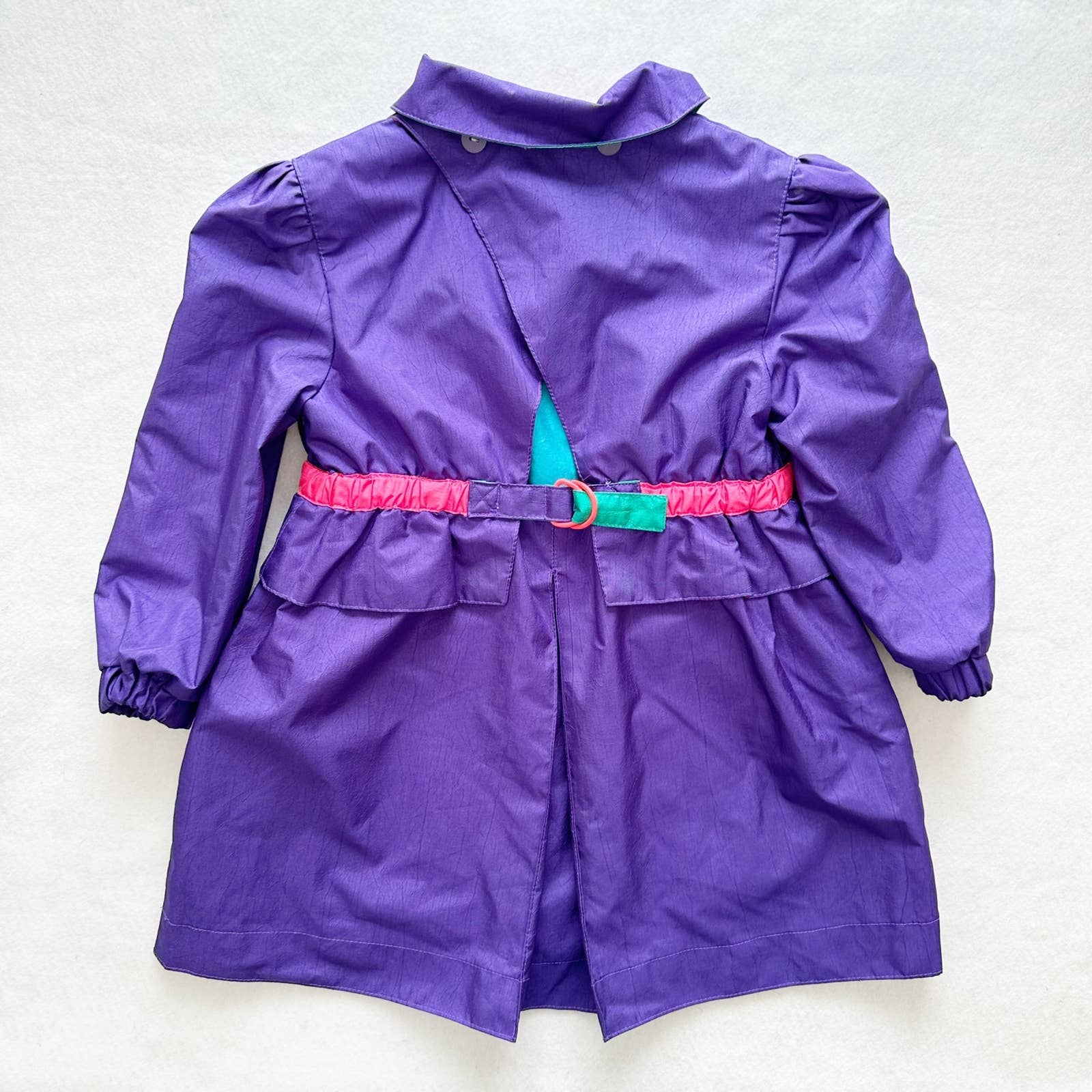 Vintage Rothschild 90s Purple Hooded Jacket: 4T - Yellow Clover Vintage Kids Clothes