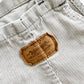 Vintage Levi’s Light Gray Cord Overalls: 5y - Yellow Clover Vintage Kids Clothes