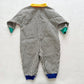 Vintage Carter’s Striped Numbers Jumpsuit Romper - Yellow Clover Vintage Kids Clothes