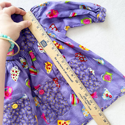 Vintage Chicken Noodle Tea Party Tunic and Pants Set - Yellow Clover Vintage Kids Clothes