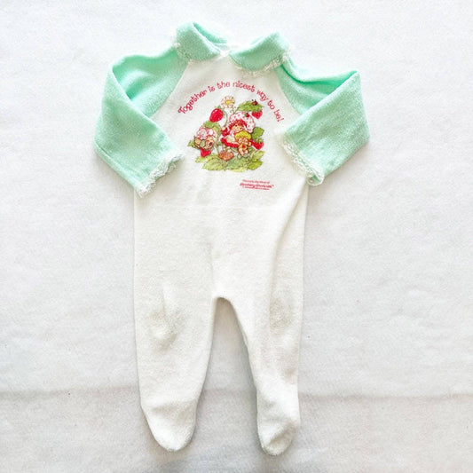 Vintage Sears Strawberry Shortcake Terry Sleeper: 6m