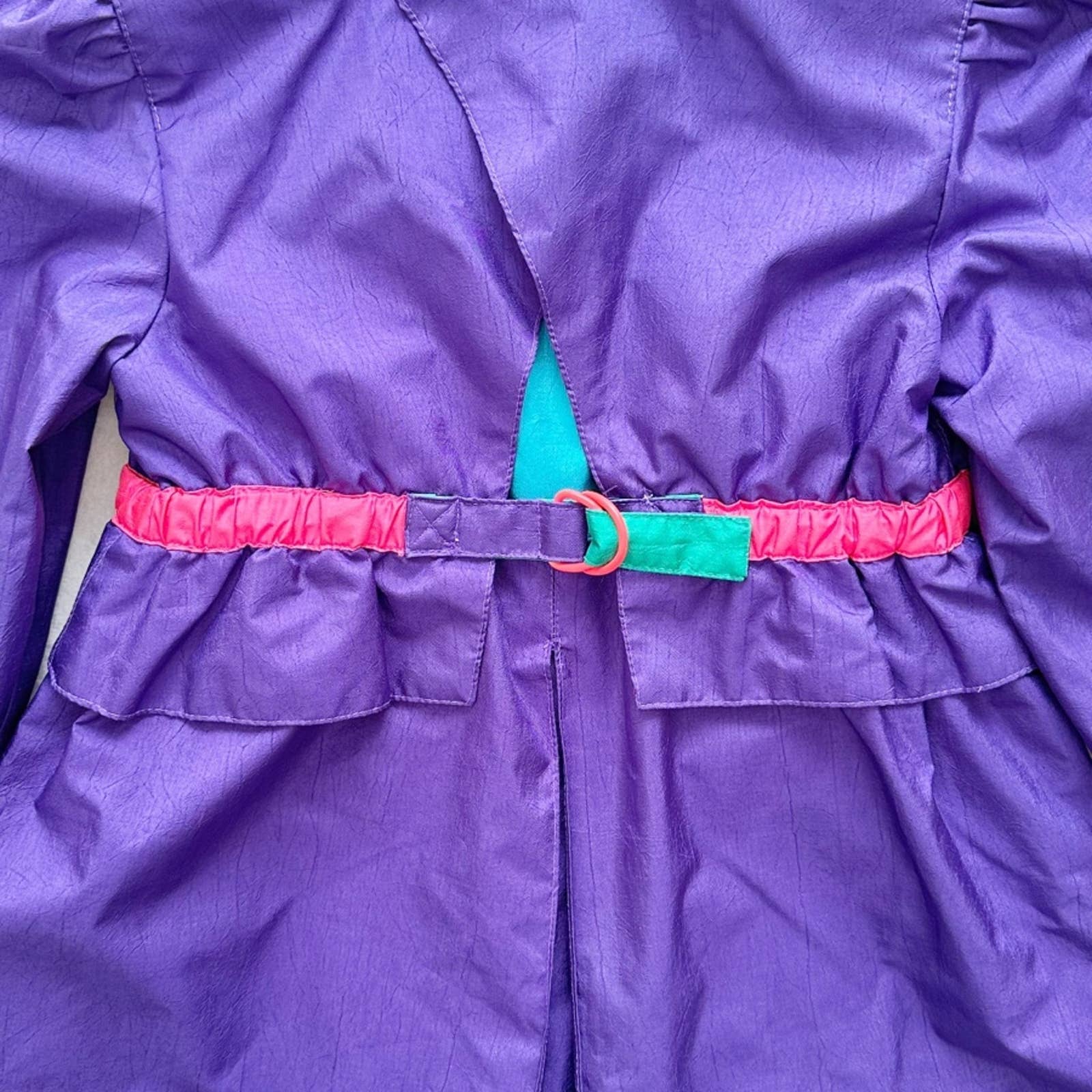 Vintage Rothschild 90s Purple Hooded Jacket: 4T - Yellow Clover Vintage Kids Clothes