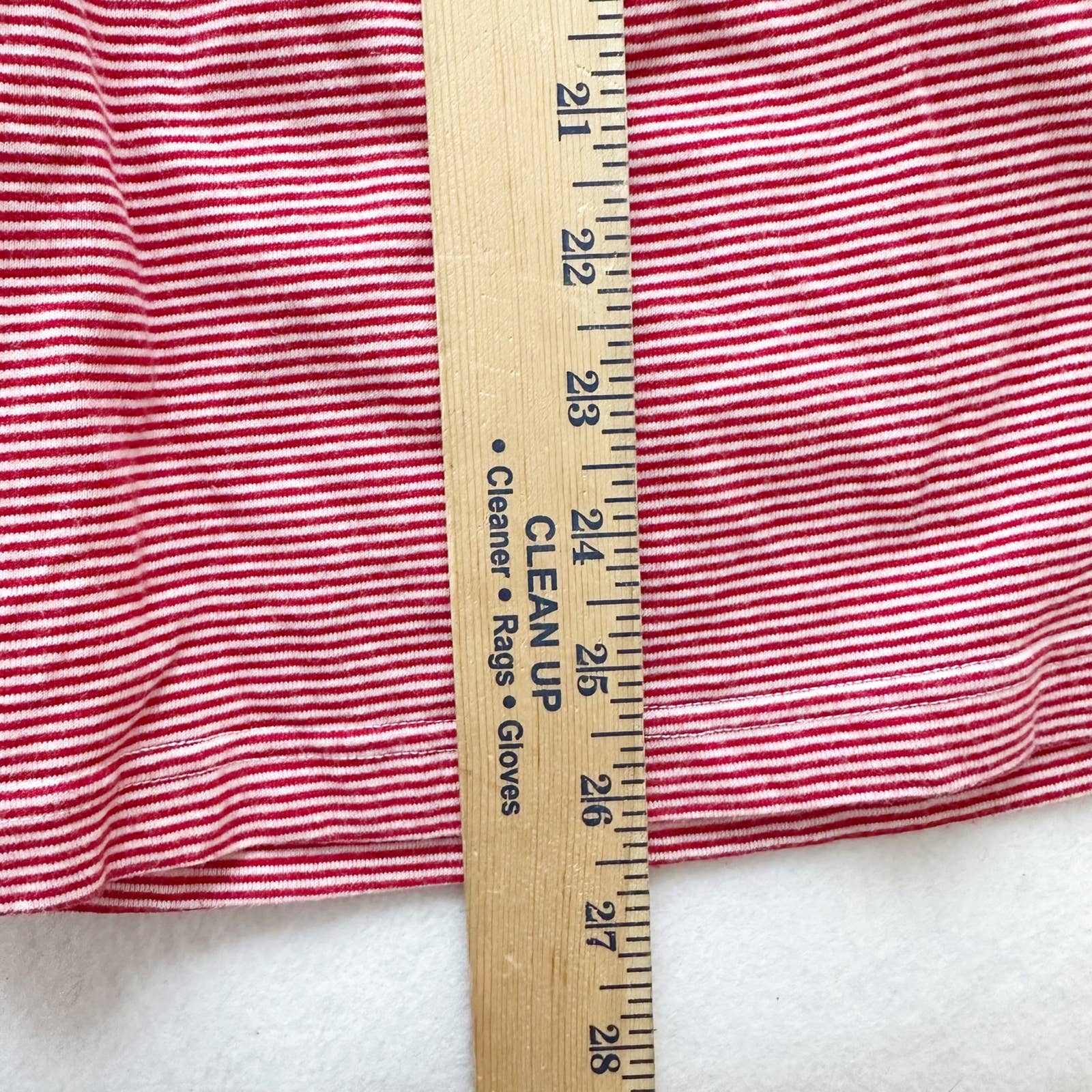 Vintage Palettes Bow Embroidered Red Striped Polo Dress: 6X - Yellow Clover Vintage Kids Clothes
