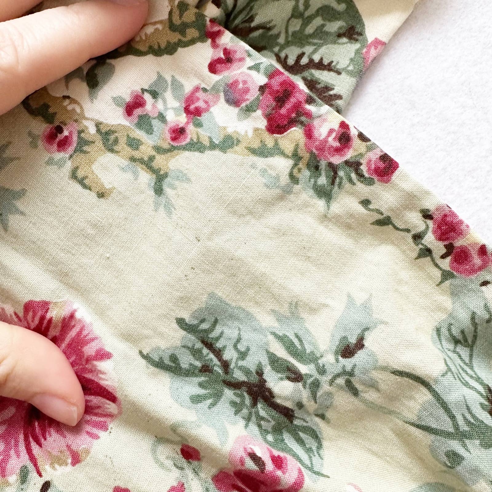 Vintage Wee Clancy Girls Floral Jumpsuit Romper: 8y - Yellow Clover Vintage Kids Clothes