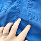 Vintage Oshkosh Solid Blue Baby Overalls: 12m - Yellow Clover Vintage Kids Clothes