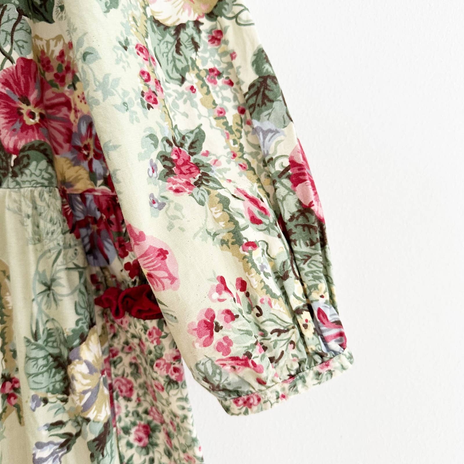 Vintage Wee Clancy Girls Floral Jumpsuit Romper: 8y - Yellow Clover Vintage Kids Clothes