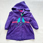 Vintage Rothschild 90s Purple Hooded Jacket: 4T - Yellow Clover Vintage Kids Clothes