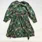 Vintage 90s My Twinn Floral Green Collared Dress: 6y - Yellow Clover Vintage Kids Clothes