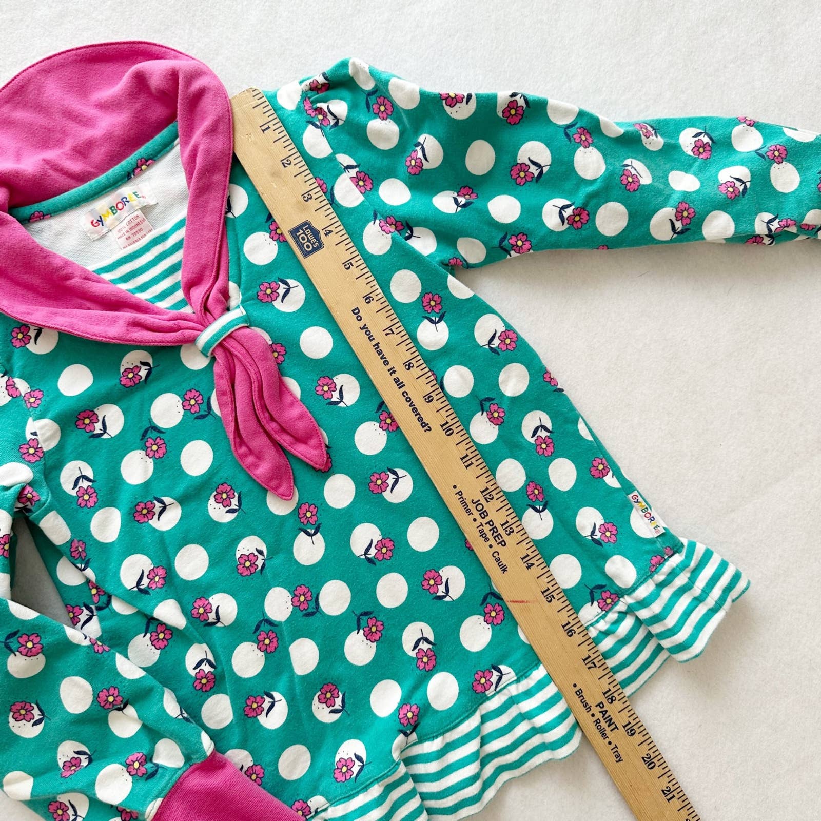 Vintage Gymboree Polka Dot Flower Shirt and Leggings Set: 6y - Yellow Clover Vintage Kids Clothes