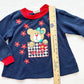 Vintage Small Steps Teddy Bear Graphic Sweatshirt: 4T - Yellow Clover Vintage Kids Clothes