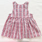 OshKosh Plaid Heart Woven Pinafore Dress - Yellow Clover Vintage Kids Clothes