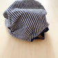 Vintage OshKosh Blue Engineer Stripe Hat - Yellow Clover Vintage Kids Clothes