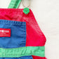 OshKosh Colorblock Shortalls - Yellow Clover Vintage Kids Clothes