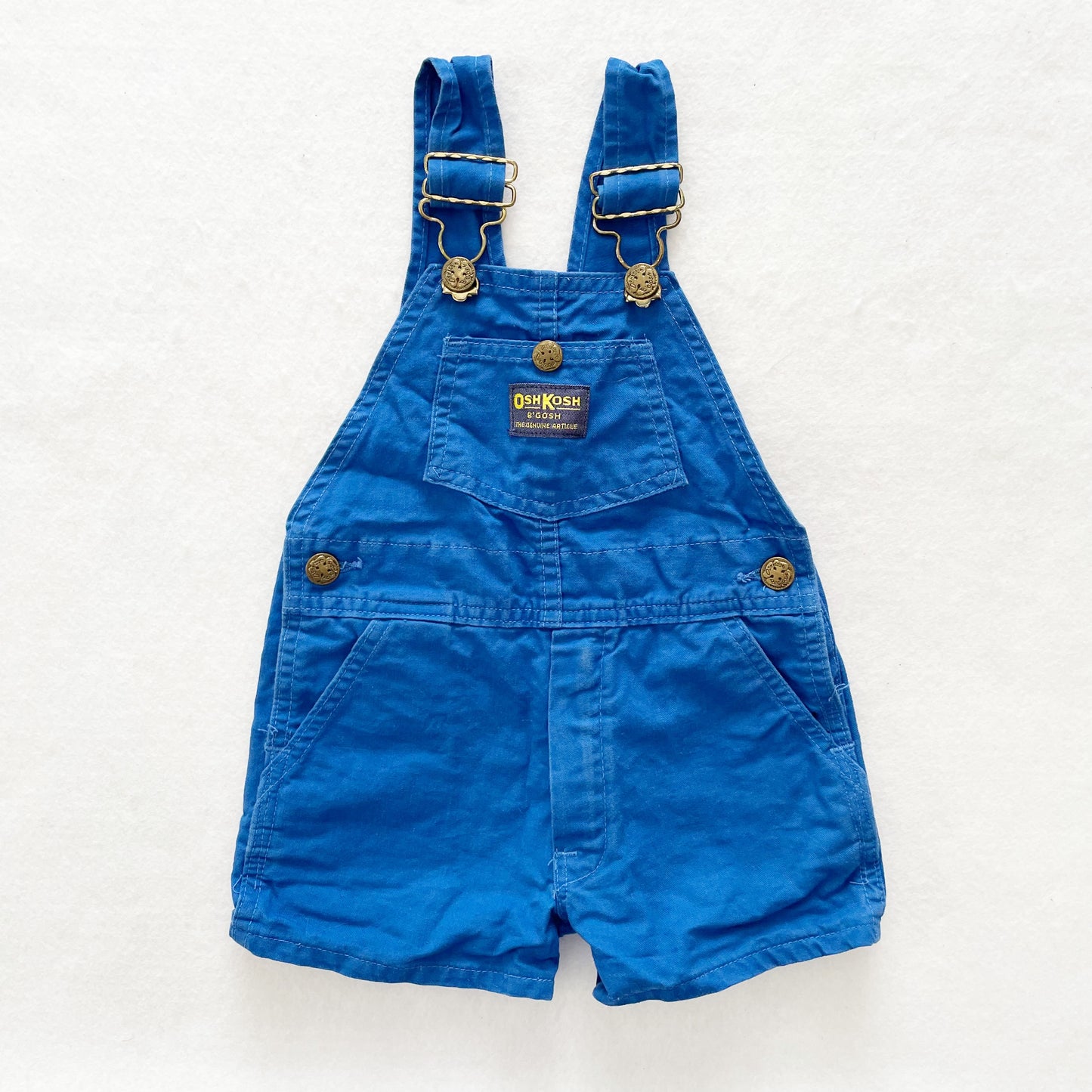 Vintage OshKosh Classic Cut Blue Shortalls