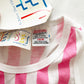 Jet Set Striped Polka Dot Romper • 18m